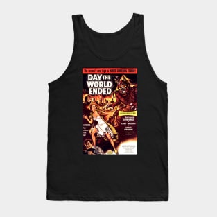 Classic Sci-Fi MOvie Poster - The Day the World Ended Tank Top